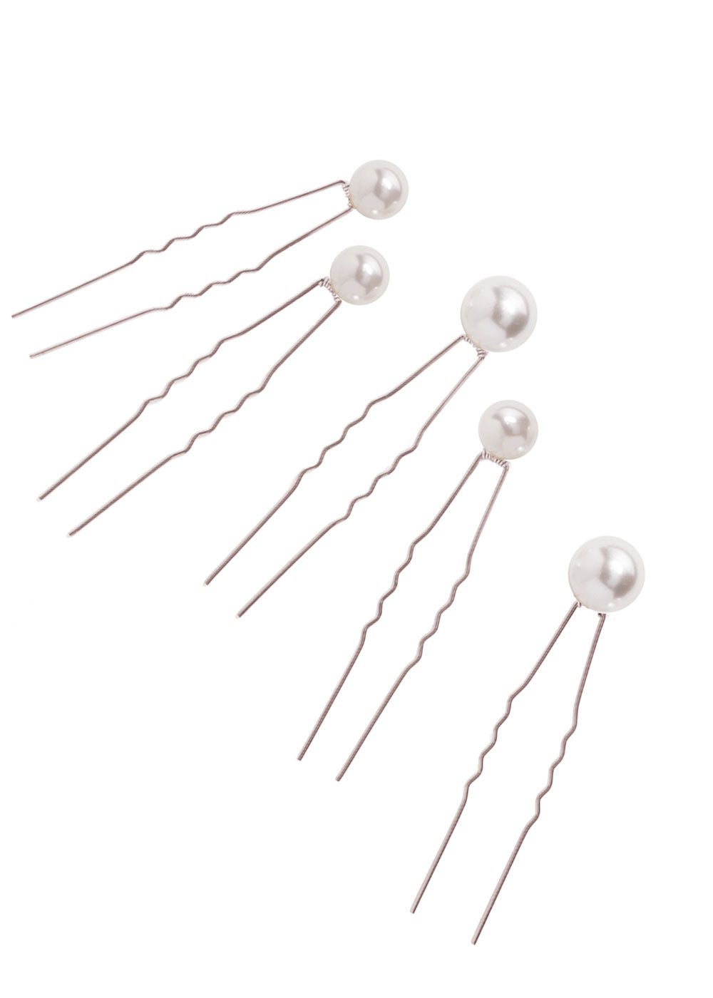 Pearl Elegence Set - Duet Pearl Studs & Hairpin BundleBridal BundleElizabeth Bower