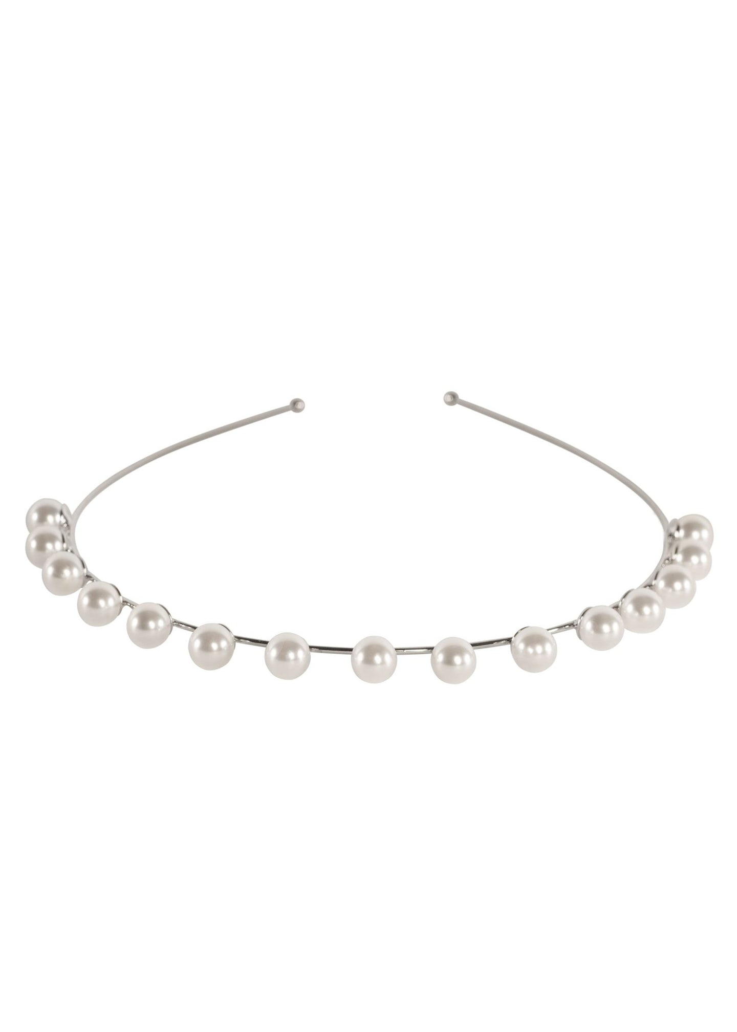 Pearlette Mini Pearl Bridal Headband - bridal Hairpiece - Elizabeth Bower
