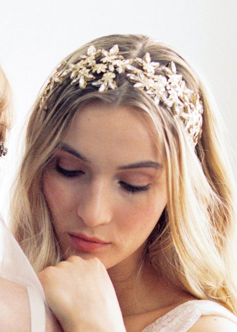 Rococo Crown Hairpiece - bridal Hairpiece - Elizabeth Bower