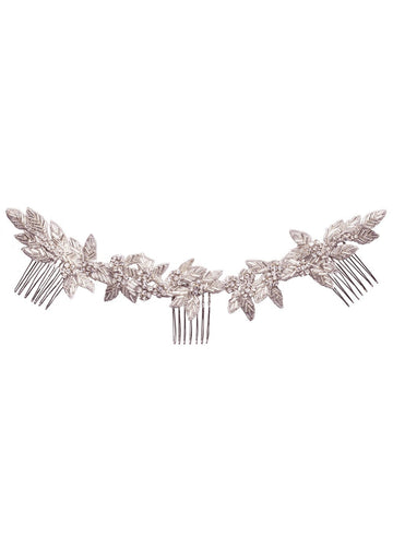 Rosa Garland Comb - bridal Headpiece - Elizabeth Bower
