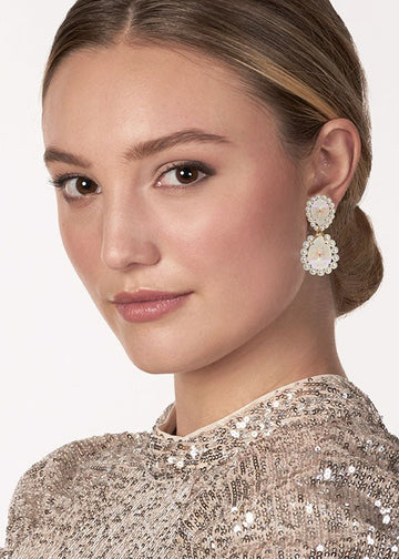 Royal Bridal Drop Earrings - bridal Earrings - Elizabeth Bower