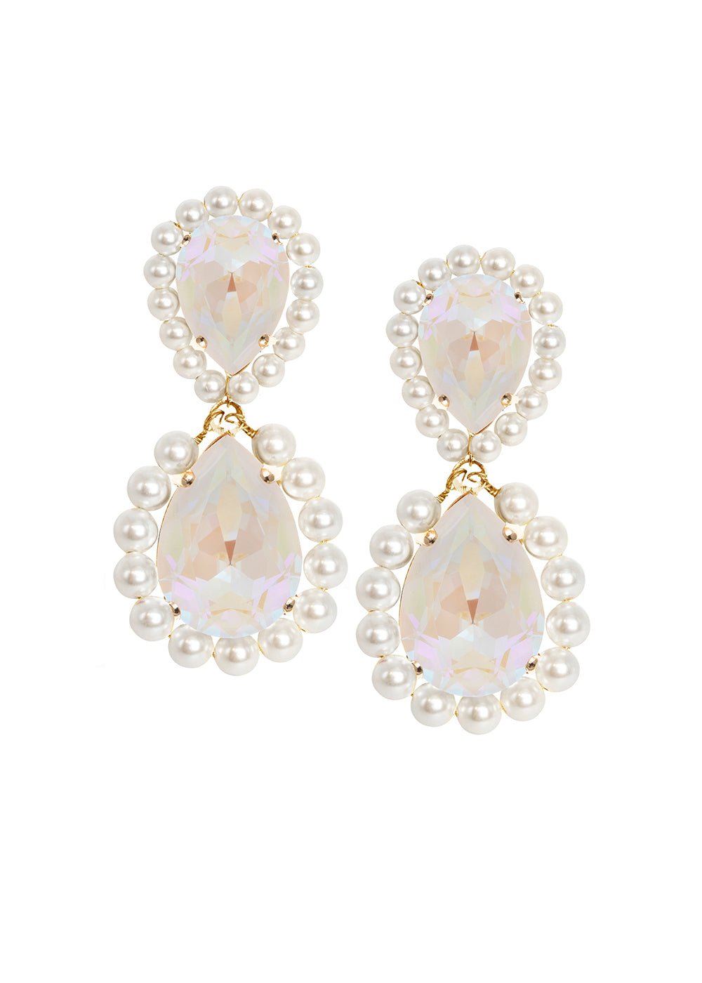 Royal Bridal Drop Earrings - bridal Earrings - Elizabeth Bower