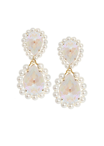 Royal Bridal Drop Earrings - bridal Earrings - Elizabeth Bower