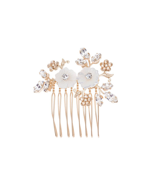Sakura Mini Petal Comb - bridal comb - Elizabeth Bower