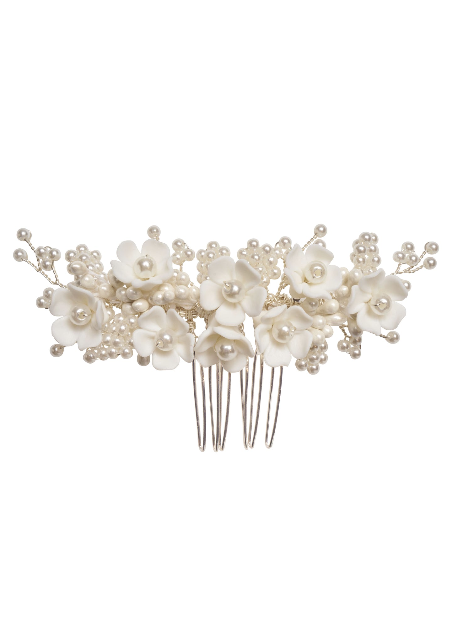 Snowdrop Mini Floral Comb