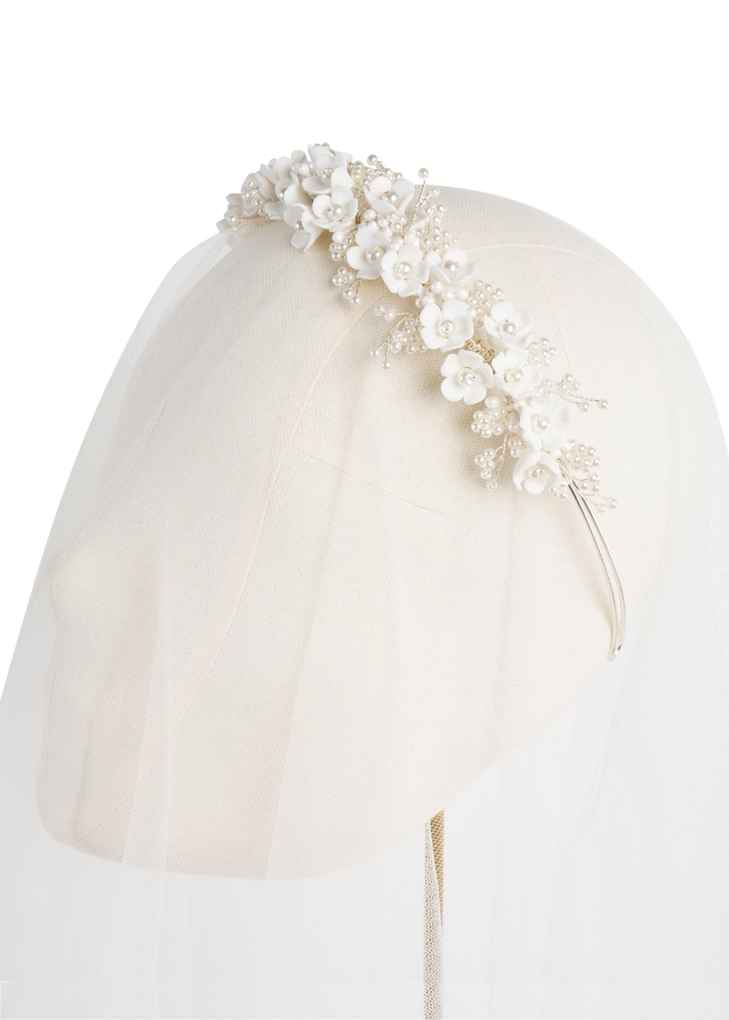 Snowdrop Floral HairpiecehairpieceElizabeth Bower