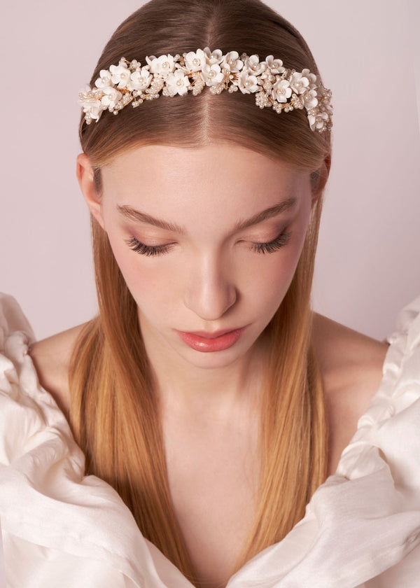 Snowdrop Floral HairpiecehairpieceElizabeth Bower