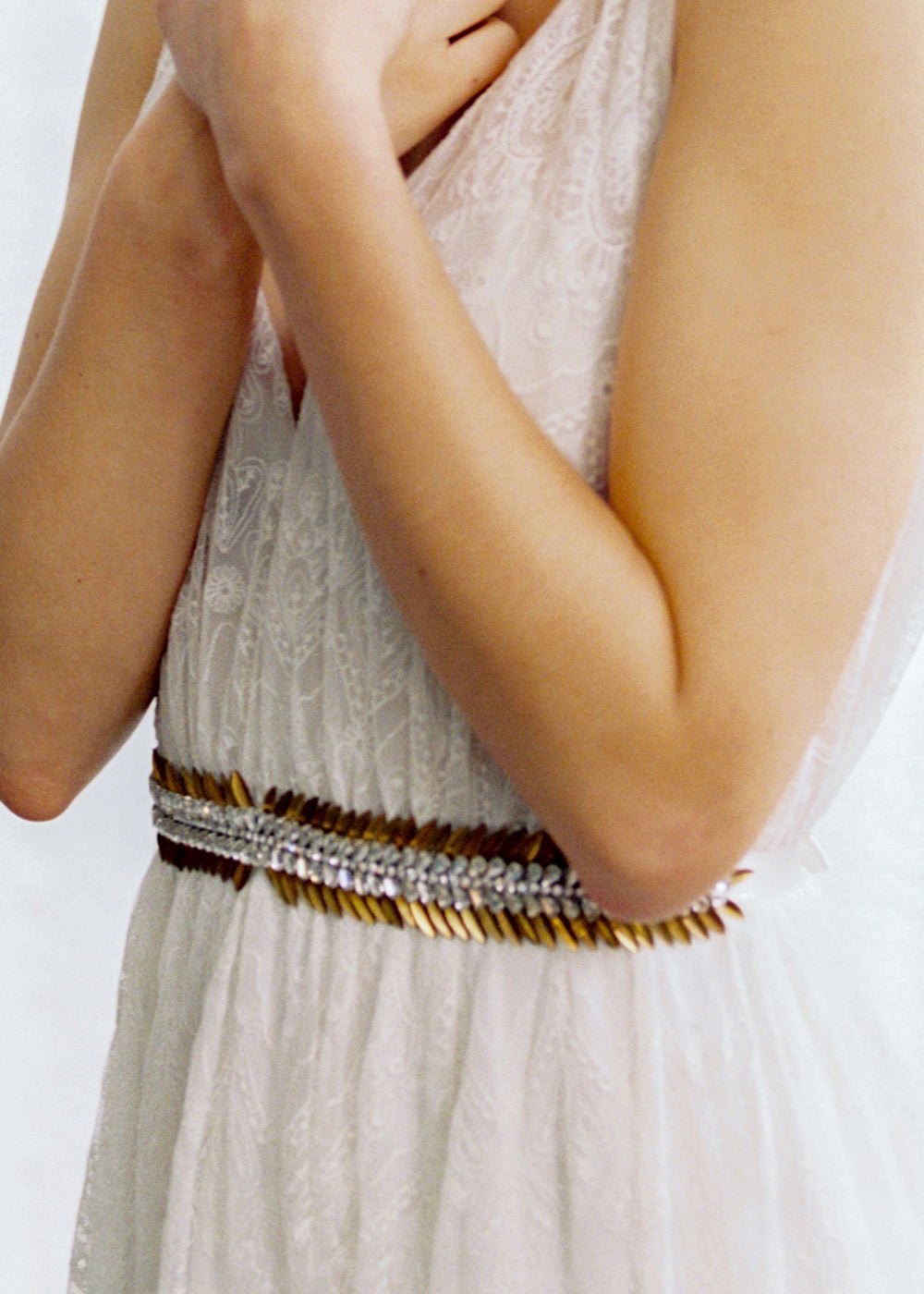 Spike Sash - bridal Sash - Elizabeth Bower