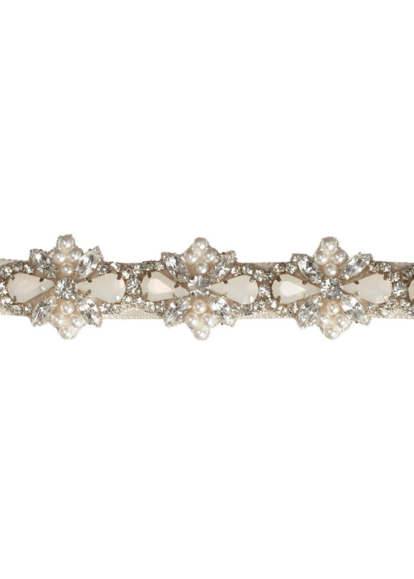 Star Flower Crystal Sash - LongSashElizabeth Bower