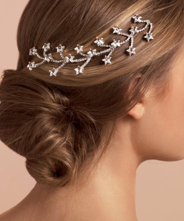 Starry Night Crystal Comb - bridal Hairpiece - Elizabeth Bower